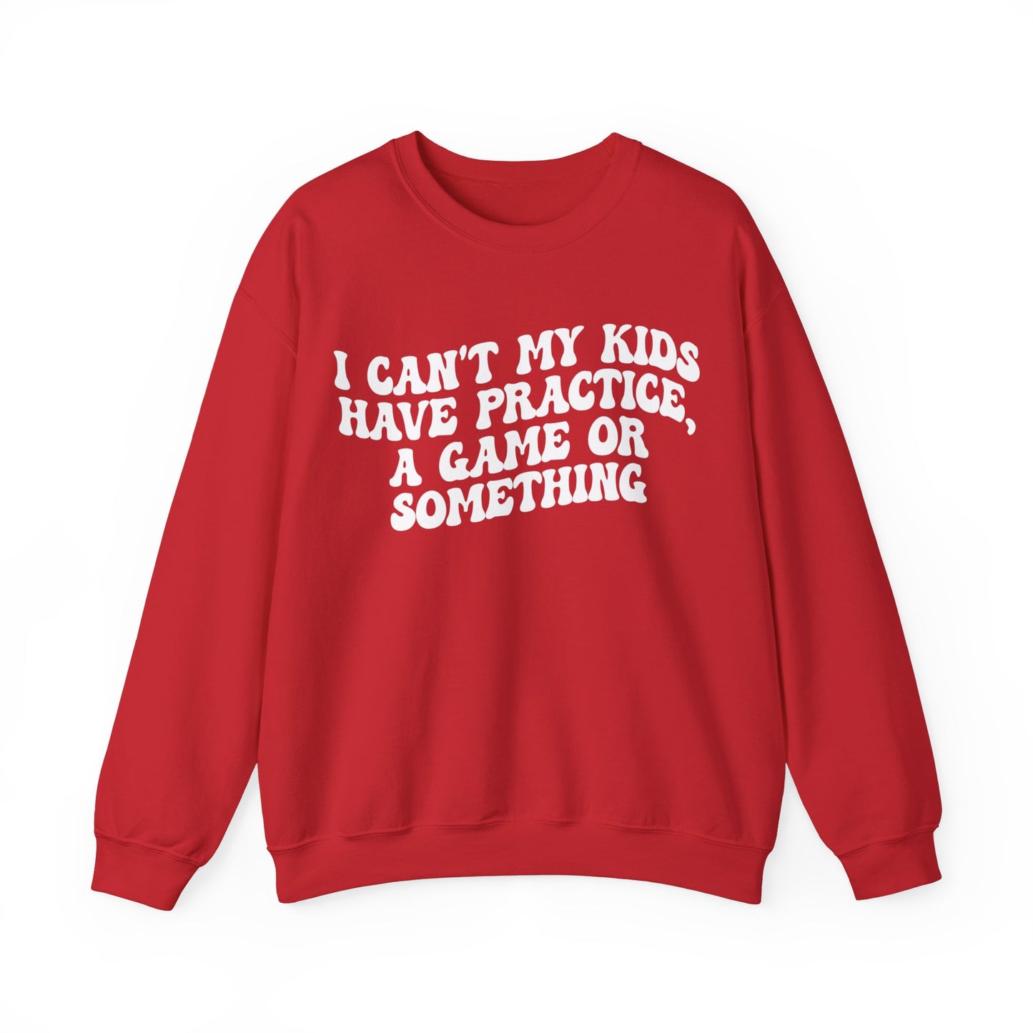 I Can't My Kids Have Practice A Game Or Something Sweatshirt, Funny Sports Mom Sweatshirt, Baseball Mom Sweatshirt, Soccer Mom Gift, S1441