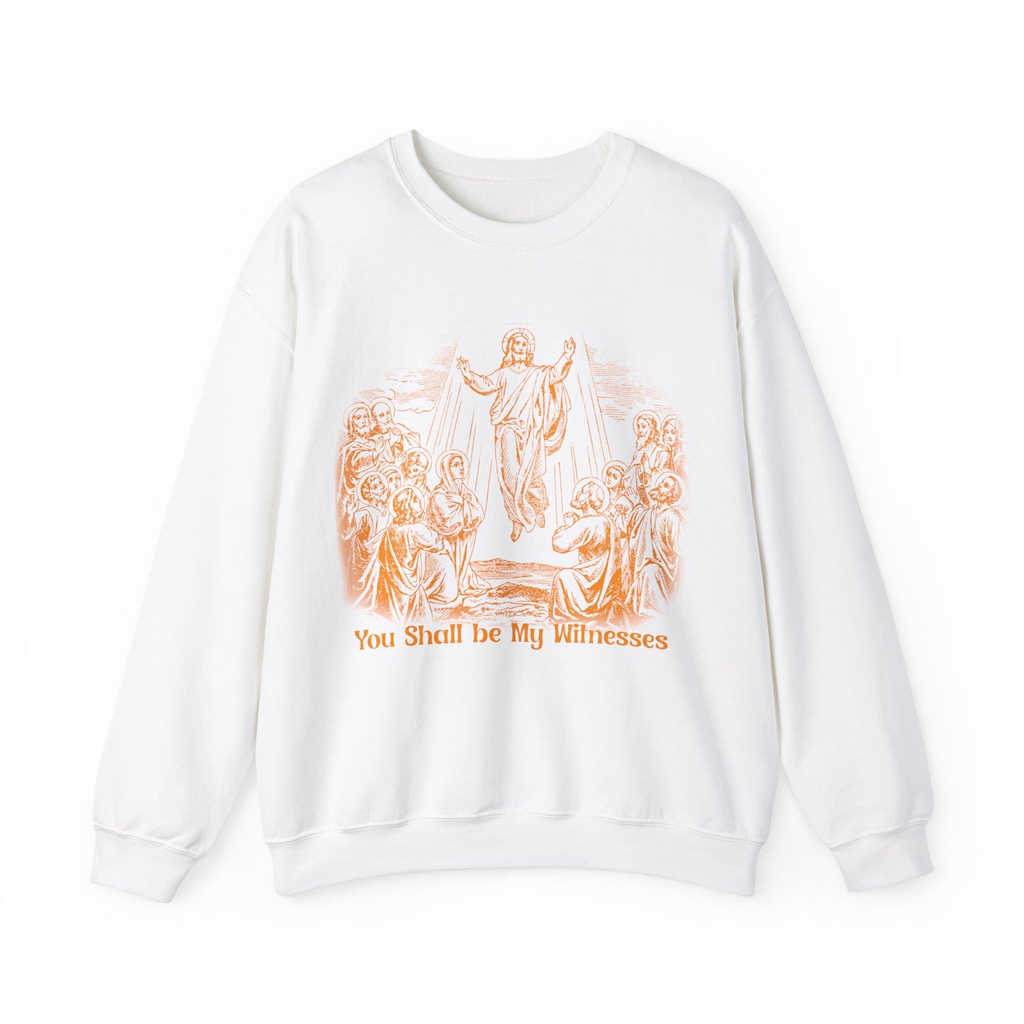 Vintage The Ascent of Jesus Into Heaven On The Fortieth Day After The Resurrection Sweatshirt, Christian gifts, Religious Sweatshirt, S1591