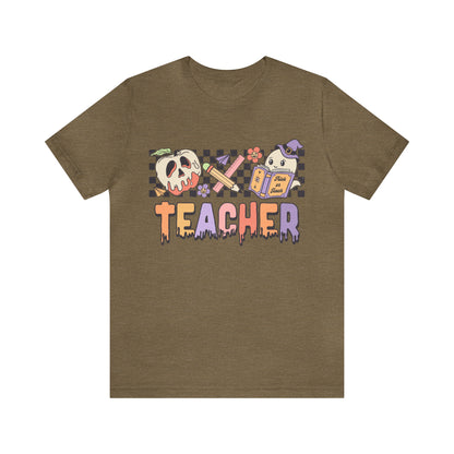 Teacher Shirt, Trick Or Teach Shirt, Spooky Teacher, Teacher Halloween Shirt, Teaching My Boos, Fall Teacher Shirt, T681