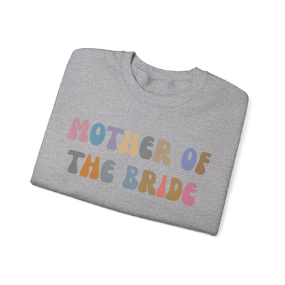 Mother of the Bride Sweatshirt, Cute Wedding Gift from Daughter, Engagement Gift, Retro Wedding Gift for Mom, Bridal Party Sweatshirt S1144