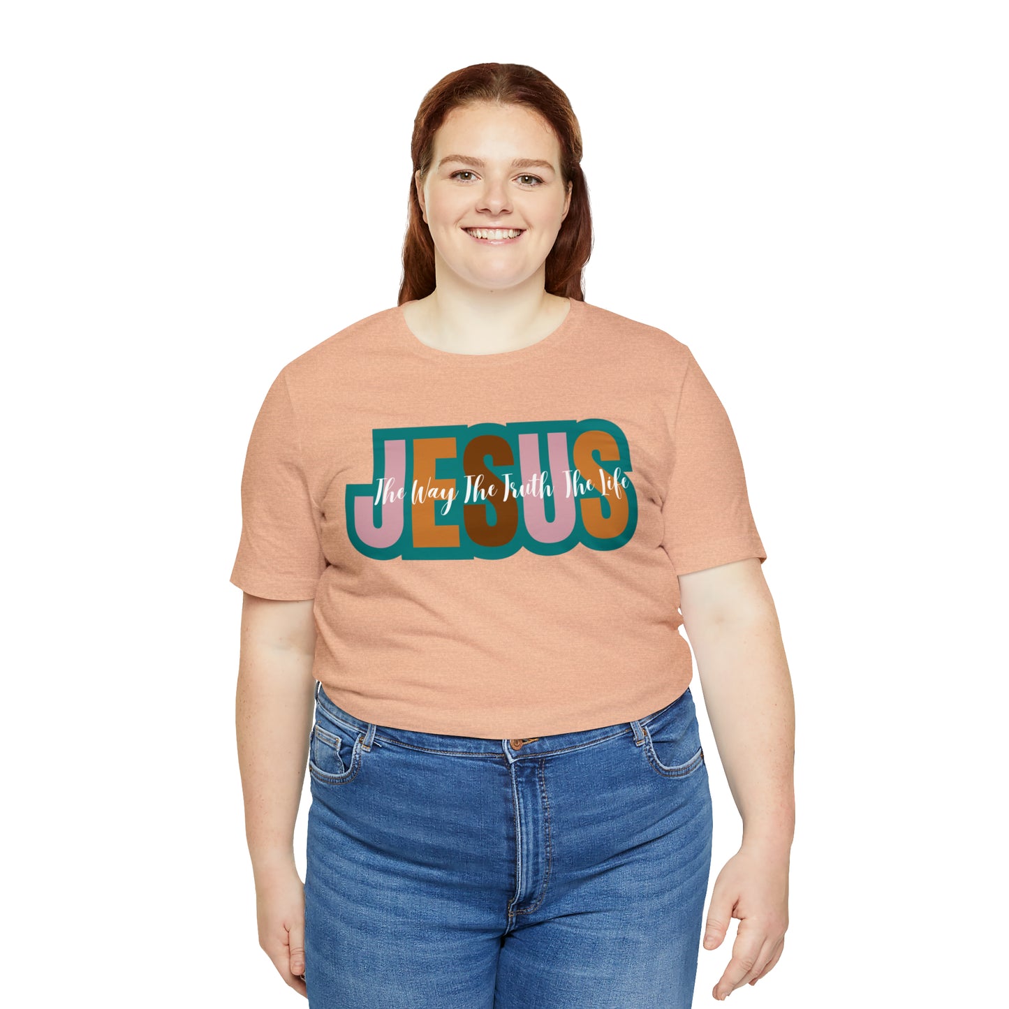 Retro Christian Tshirt, Jesus Tee for Christian Apparel, Christian Shirt for Women, T255