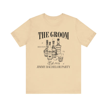 The Groom Bachelor Party Shirts, Groomsmen Shirts, Custom Bachelor Party Gifts, Funny Bachelor Shirts, Group Bachelor Shirts, T1555