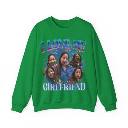 Custom Bootleg Rap Tee, I Love My Girlfriend Sweatshirt, Custom Wife Photo Sweatshirt, Vintage Graphic 90s, Valentine's Shirt Gift, S1348