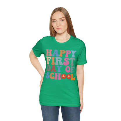 First Day of Class Shirt, Happy First Day Of School Shirt, Back To School Shirt, Retro Teacher Shirt, T501