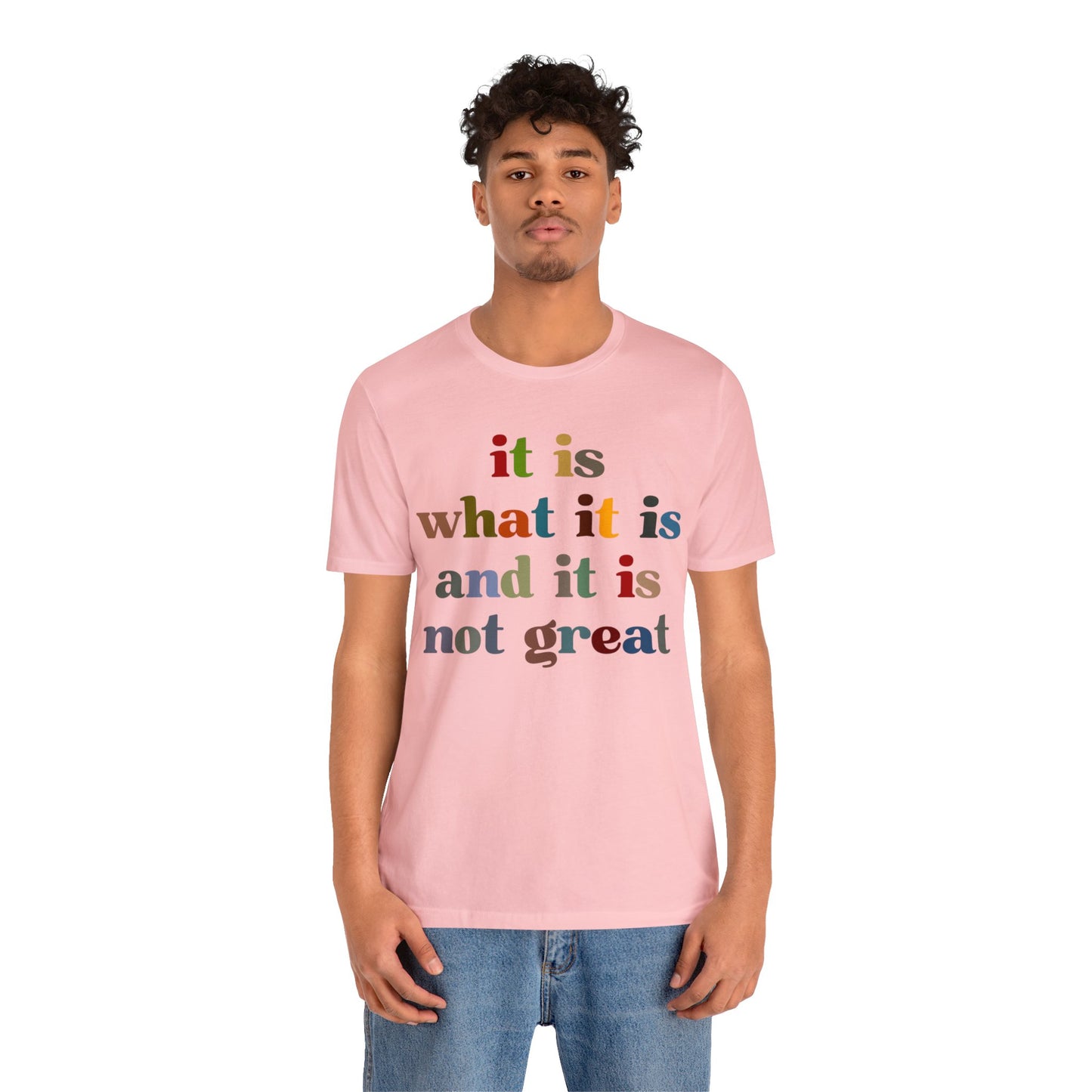 It Is What It Is And It Is Not Great Shirt, Funny Quote Shirt, Funny Meme Shirt, Funny Mood Shirt, Shirt for Women, Gift for Women, T1511