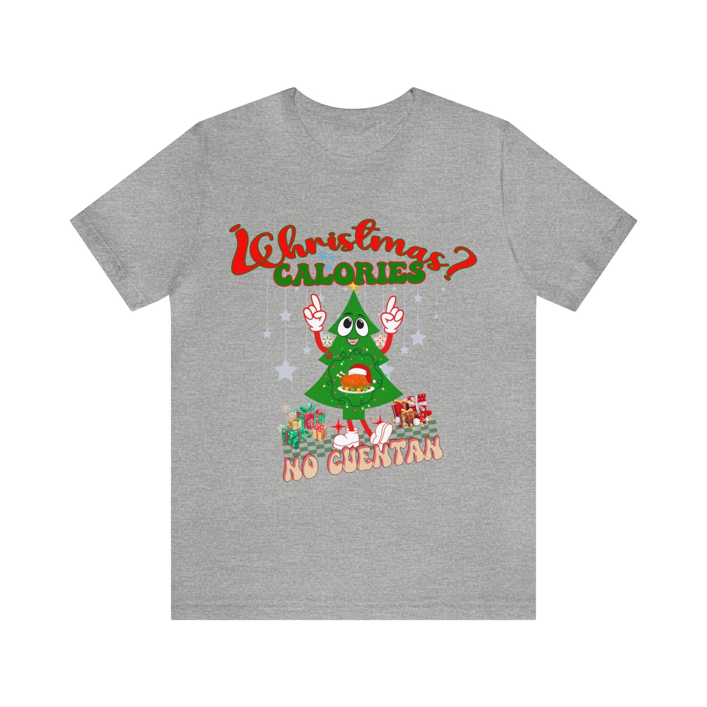 Christmas Calories No Cuentan Shirt, Feliz Navidad Shirt, Christmas Gifts, New Year Shirt, Spanish Christmas Shirt, Holiday Sweaters, T874