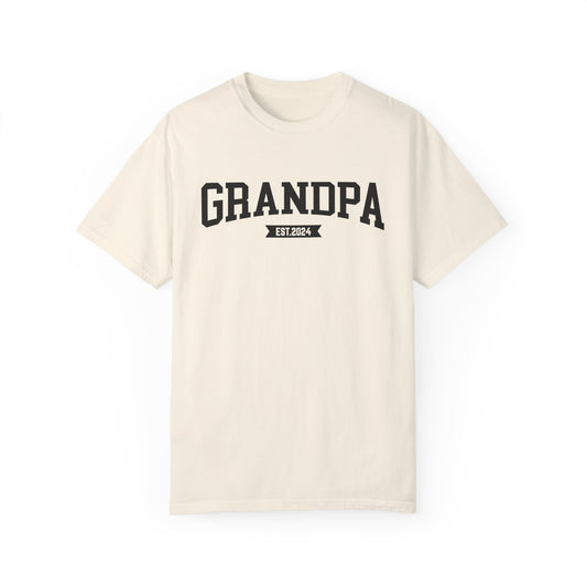 New Grandpa est Shirt, Custom Father Day Shirt, Custom Fathers day Gift, Custom Grandpa Shirt , Grandpa Gift Fathers Shirt Dad shirt, CC1653