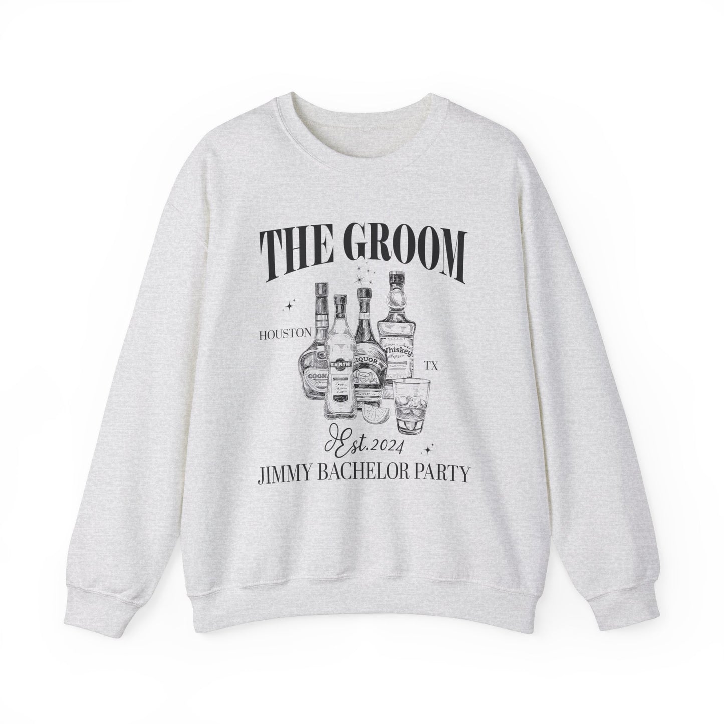 The Groom Bachelor Party Sweatshirt, Groomsmen Sweatshirt Custom Bachelor Party Gifts Funny Bachelor Sweatshirt Group Sweatshirt, 2 S1555 UK