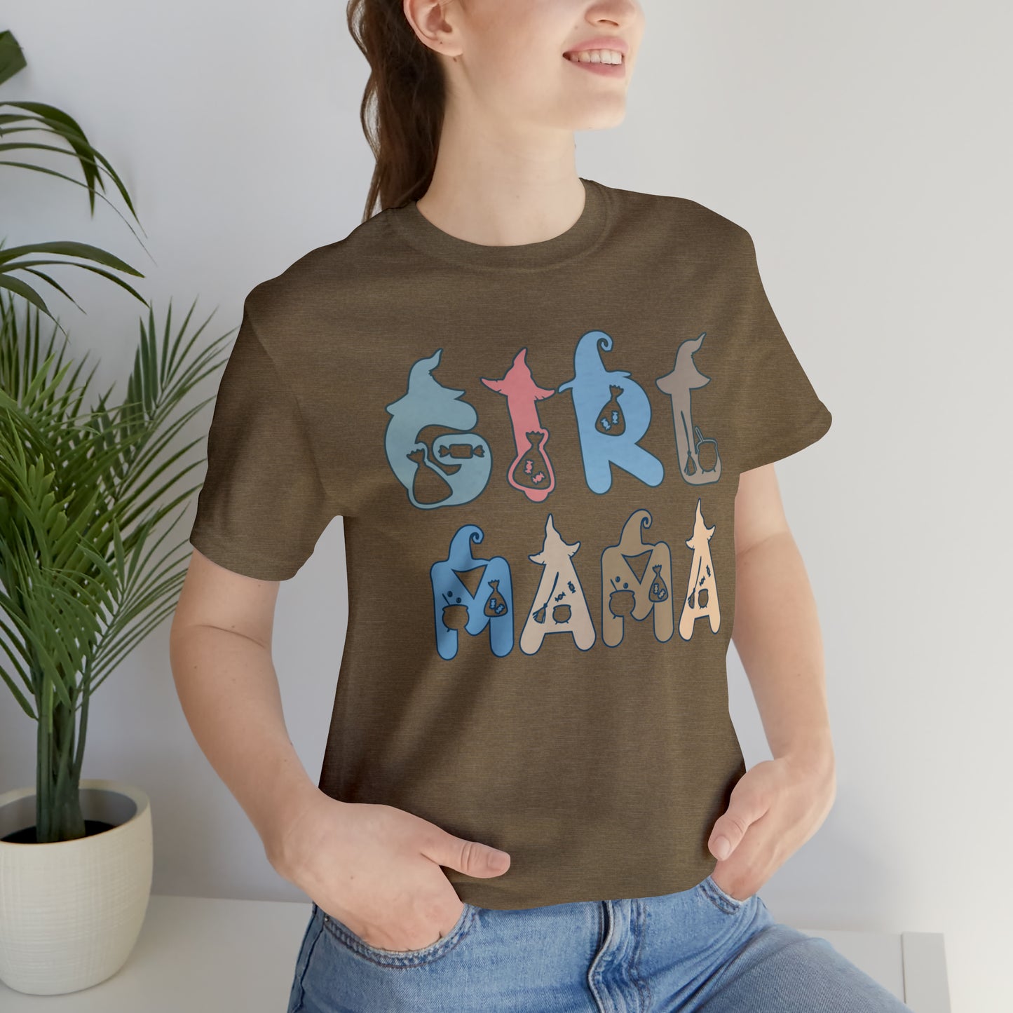 Gift For Mom From Daughter For Halloween, Girl Mama Shirt, Mama Shirt, Girl Mom Shirt, T318