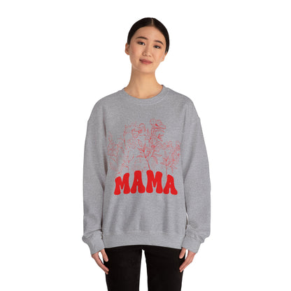 Wildflowers Mama Sweatshirt, Mama Sweatshirt, Retro Mom Sweatshirt, Mother's Day Gift, Flower Shirts for Women, Floral New Mom Gift, S1592