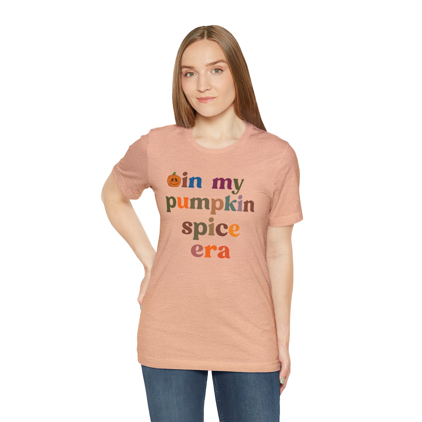 In My Pumpkin Spice Era Shirt, Halloween Pumpkin Shirt, Retro Fall Vibes Pumpkin Shirt, Pumpkin Season Shirt, Hey There Pumpkin Shirt, T783