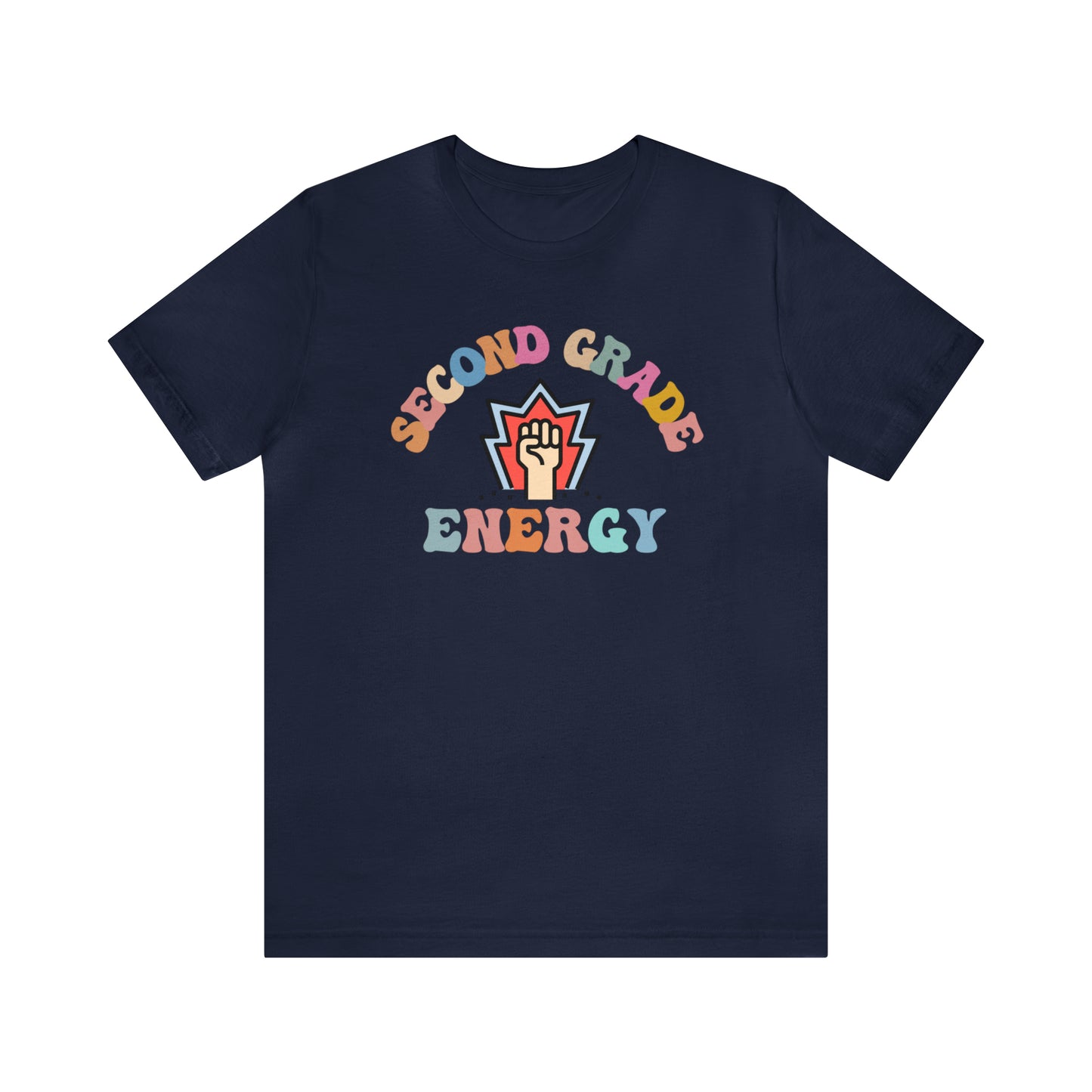 Cute Teacher Shirt, Second Grade Energy Shirt, Shirt for Second Grade, Teacher Appreciation Shirt, Best Teacher Shirt, T493