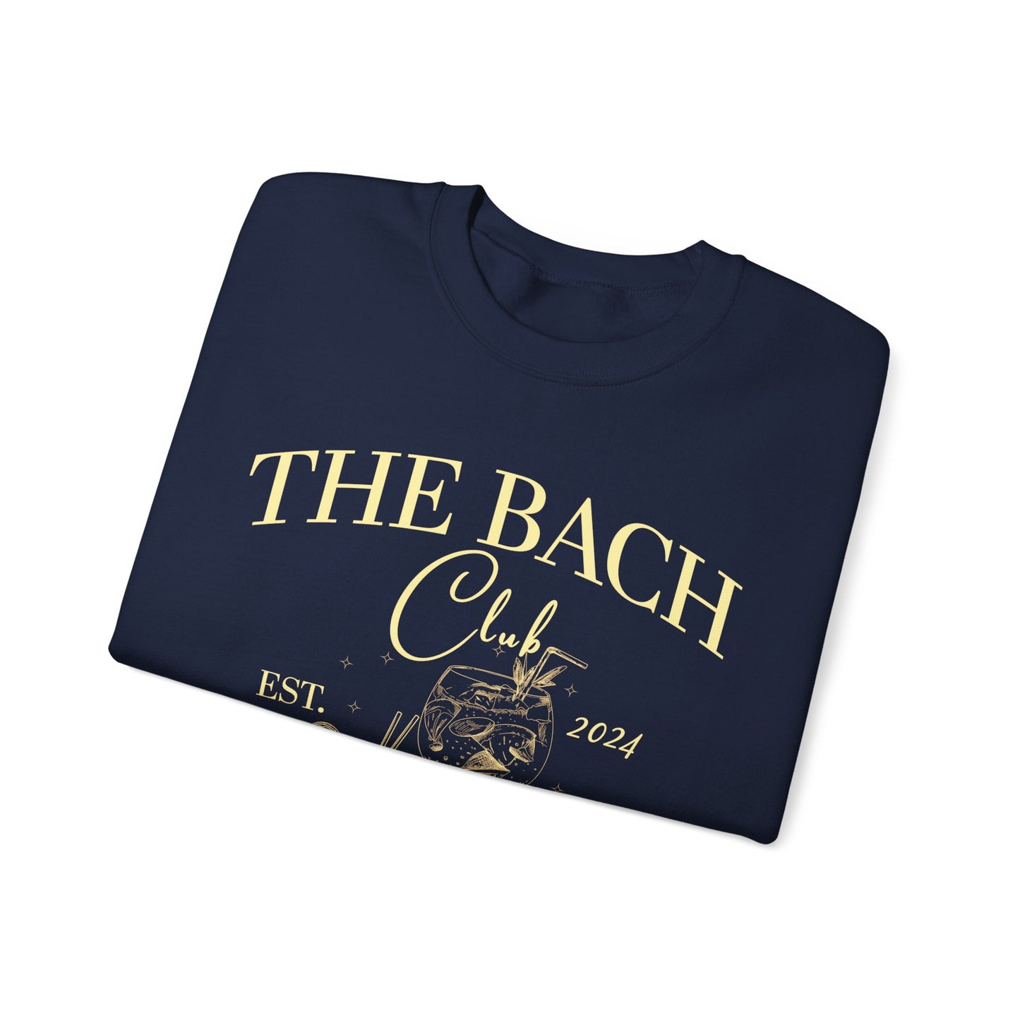 Custom The Bach Club Sweatshirt, Custom Location Bachelorette Sweatshirt, Personalized Bride Sweatshirt, Sweatshirt for Bridal Party, S1494