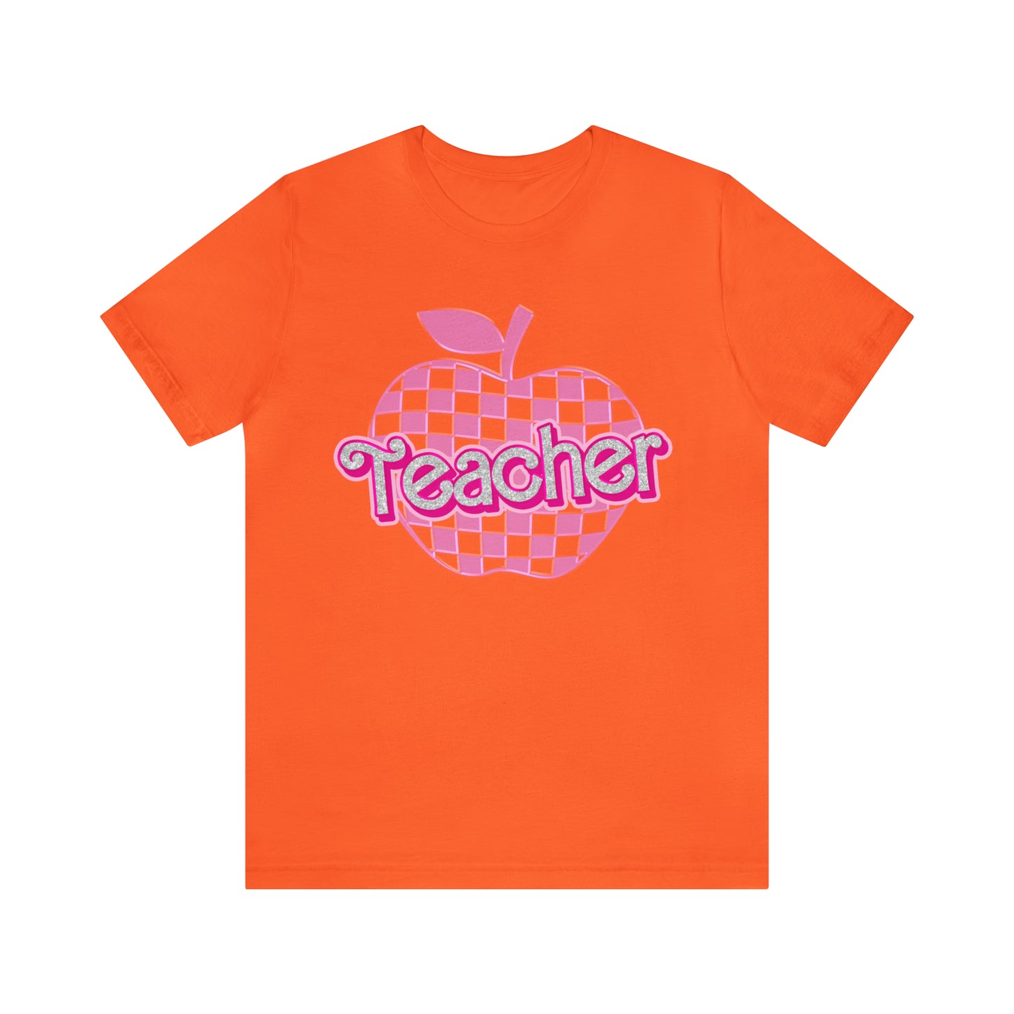 Teacher Shirt, Pink Teacher Shirts, Trendy Teacher Tshirt, Teacher Appreciation Checkered Teacher Tee, Gifts for Teachers, Teacher Era, T793