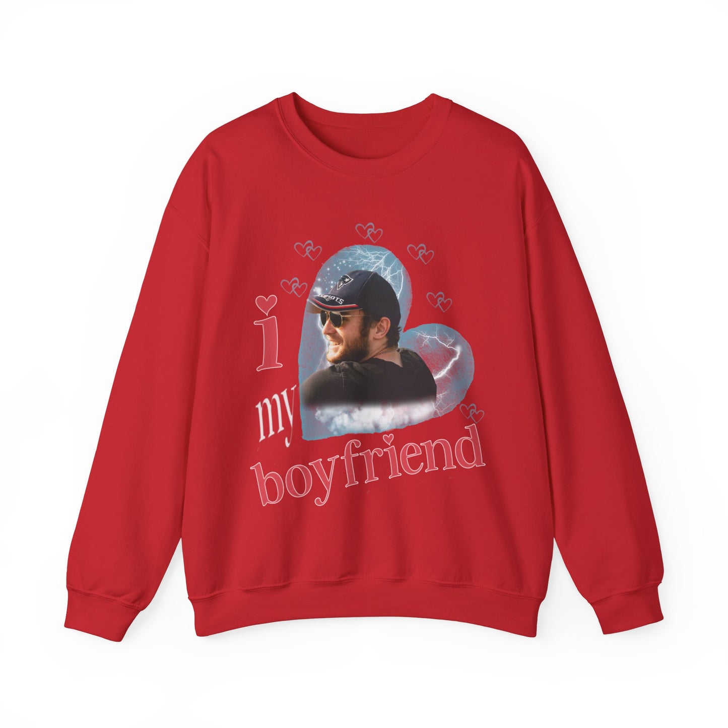 I Love My Boyfriend Sweatshirt Custom Picture, I Love My Boyfriend Custom Photo Sweatshirt , I Love My Boyfriend Sweatshirt Custom, SW1343