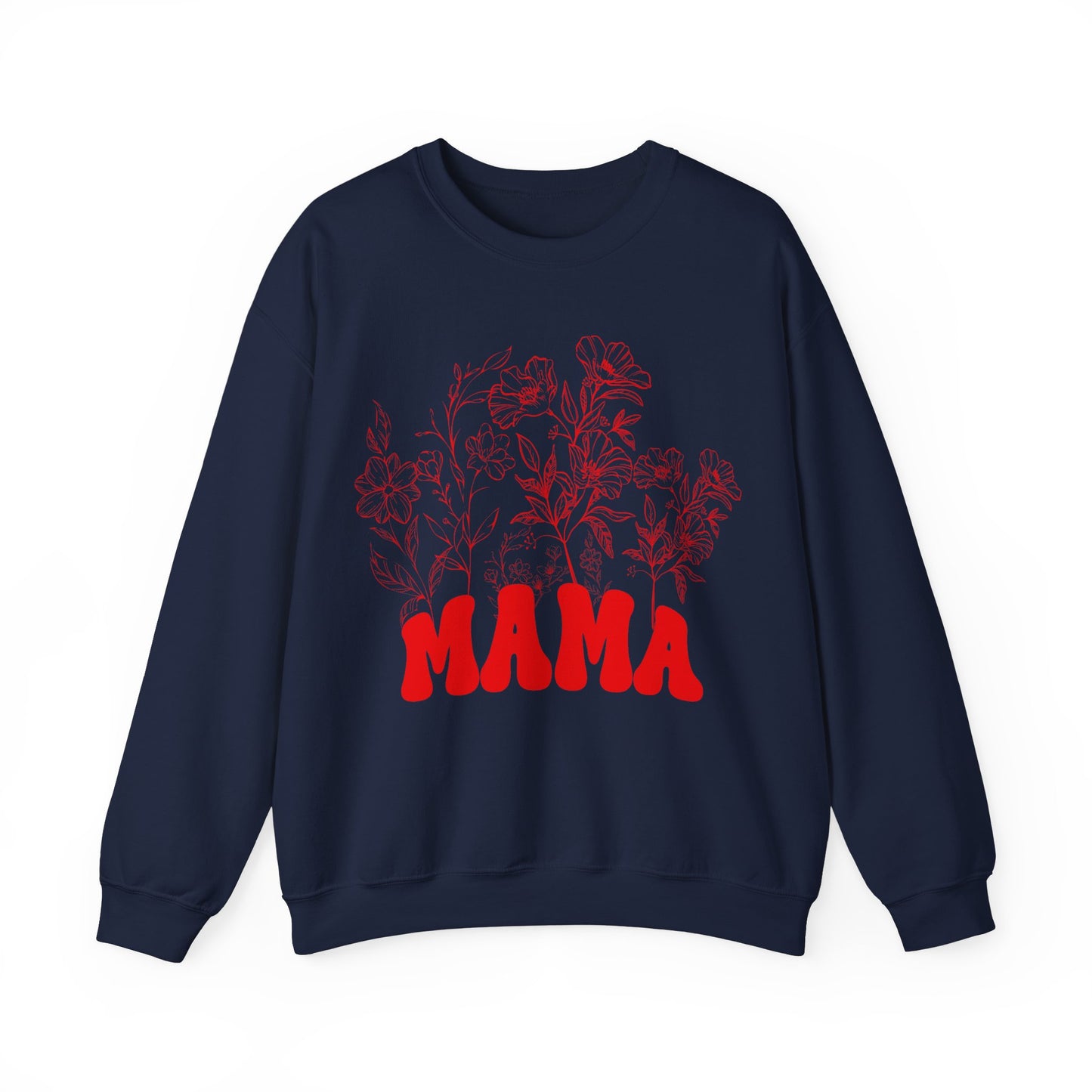 Wildflowers Mama Sweatshirt, Mama Sweatshirt, Retro Mom Sweatshirt, Mother's Day Gift, Flower Shirts for Women, Floral New Mom Gift, S1592