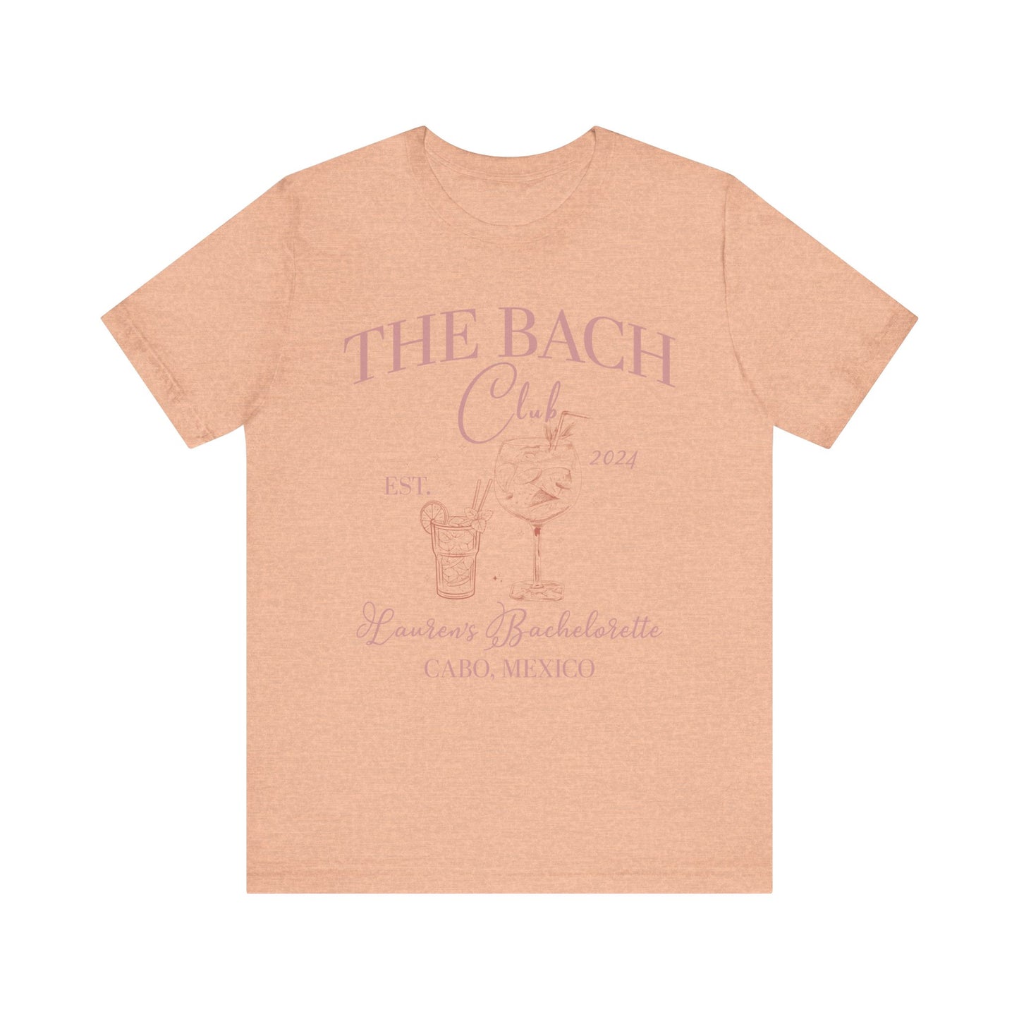 Custom The Bach Club Shirt, Custom Location Bachelorette Shirt, Personalized Bride Shirt, Future Bride Shirt for Bridal Party, T1494