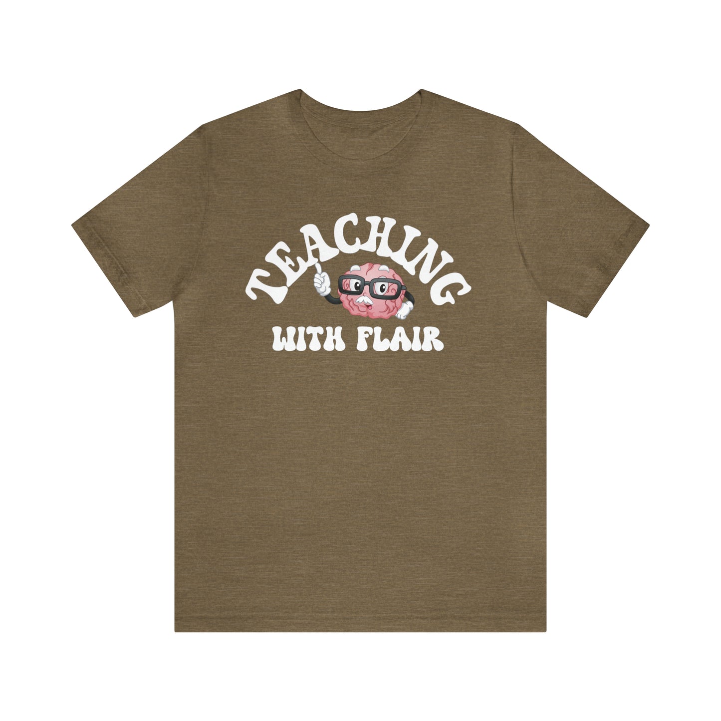 Cute Shirt for Teacher, Teaching With Flair Shirt, Teaching Shirt, Teacher Gift, Guidance Shirt, Teacher Appreciation Gift, T490