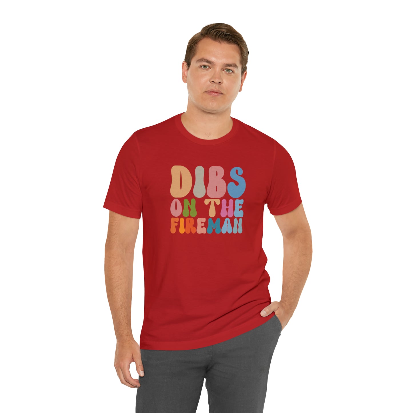 Dibs on the Fireman Shirt, Shirt for Firewoman, Fireman Wife Shirt, Firewoman Shirt, Fireman Girlfriend Shirt, T401