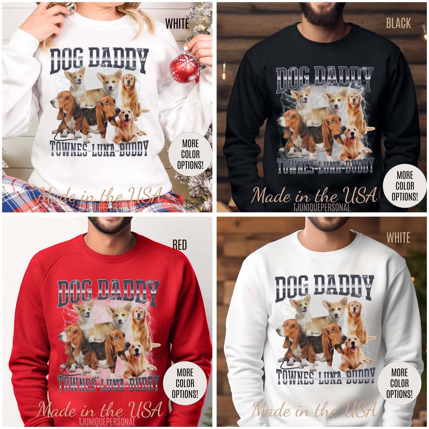 Retro Custom Bootleg Dog Daddy Sweatshirt, Retro Custom Bootleg Rap Dog Sweatshirt, Cat Lover Gift, Vintage Graphic 90s Sweatshirt, S1414