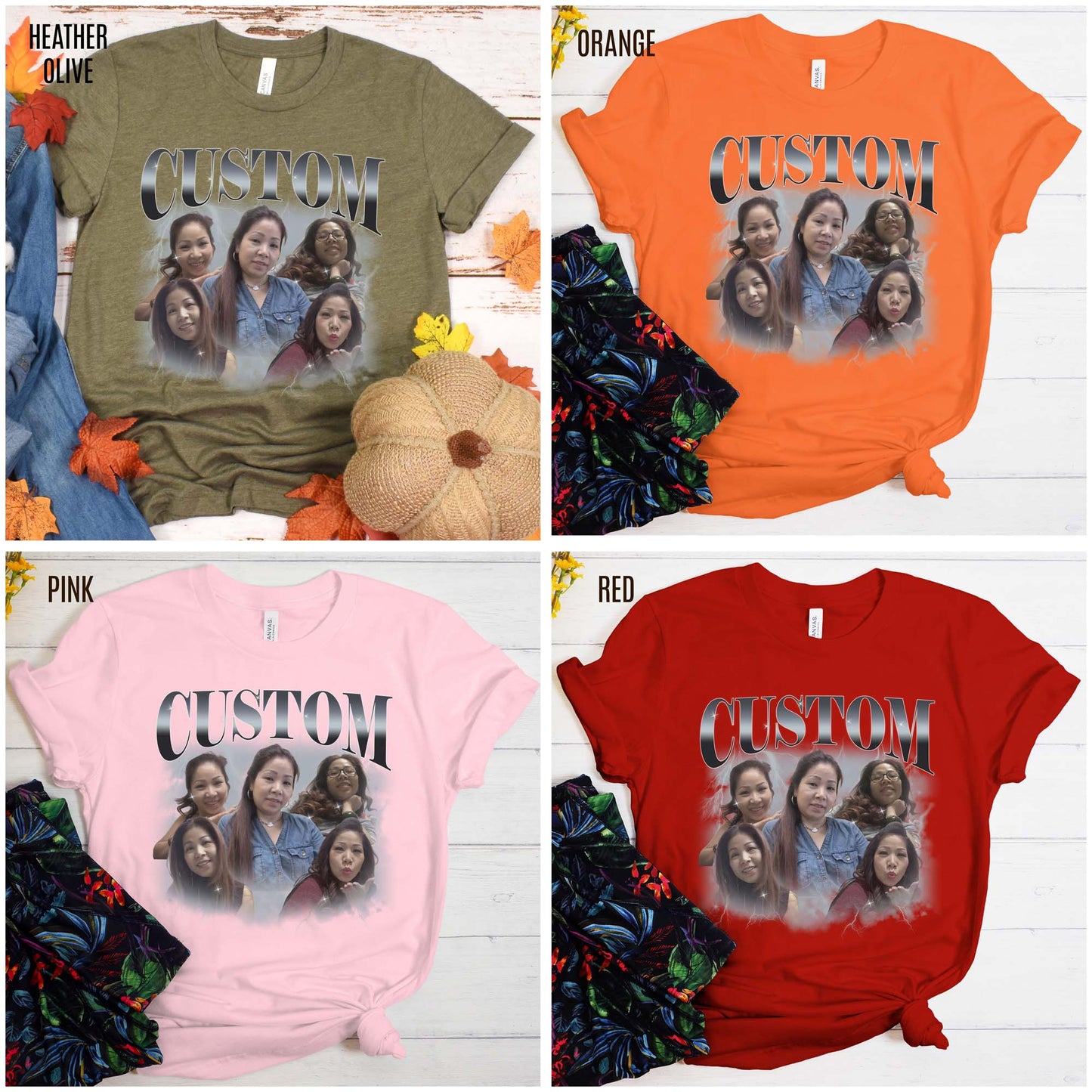 Custom Your Own Bootleg Tee, Retro Custom Bootleg Rap Tee, Custom Your Photo, Insert Your Design, Vintage Graphic 90s Tshirt, T1375