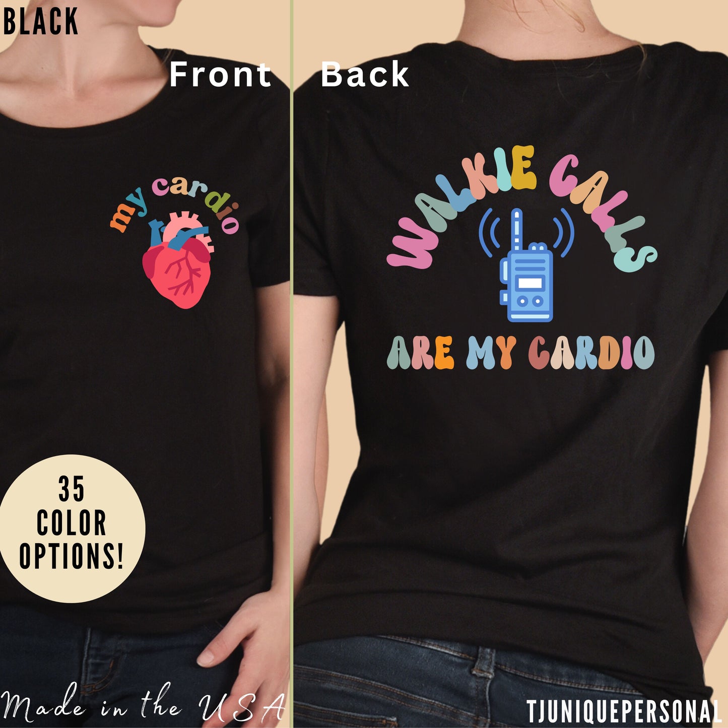 Walkie Calls Are My Cardio Shirt, Behavior Therapist Shirt, School Psych Shirt, Special Education Teacher Shirt, T616