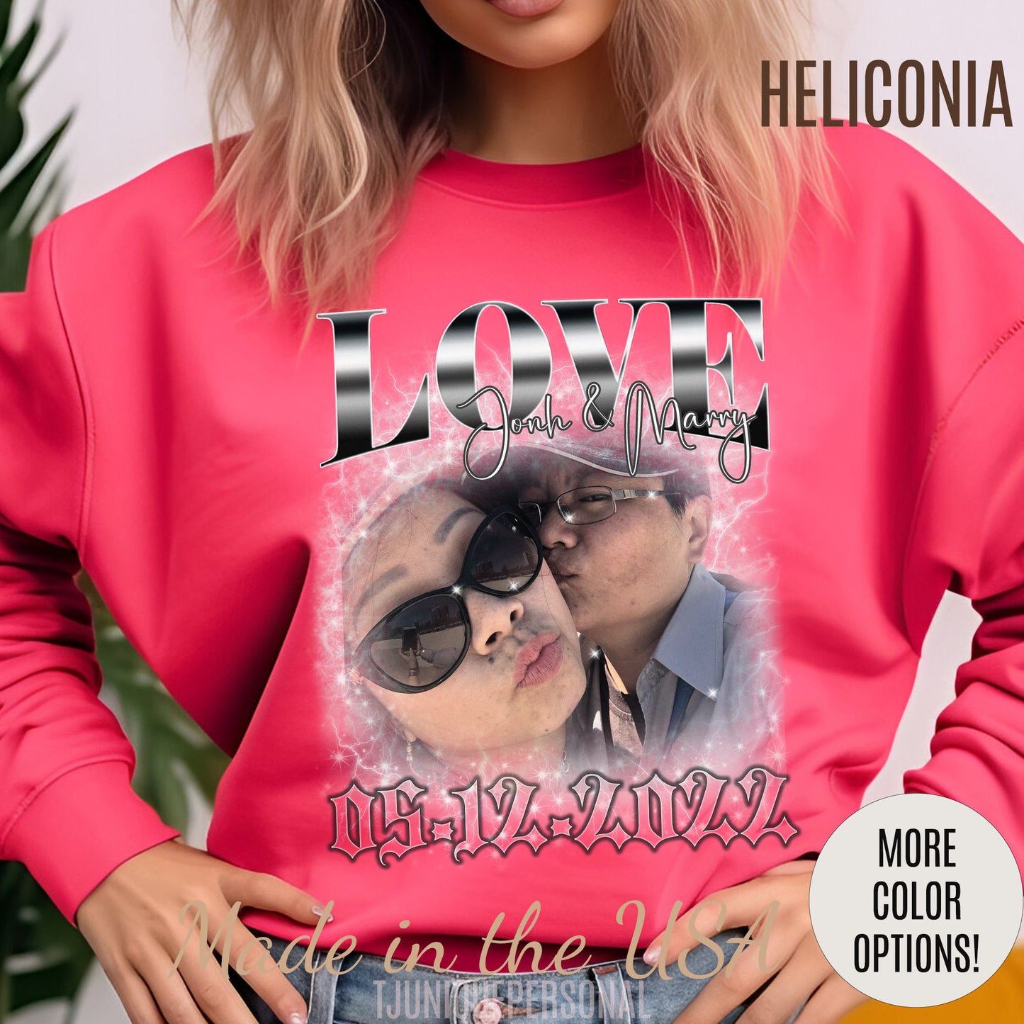 Custom Bootleg Rap Sweatshirt, Vintage Graphic 90s Custom Photo Sweatshirt, Custom Photo Sweatshirt, Sweatshirt Gift For Lover Rap, SW1337