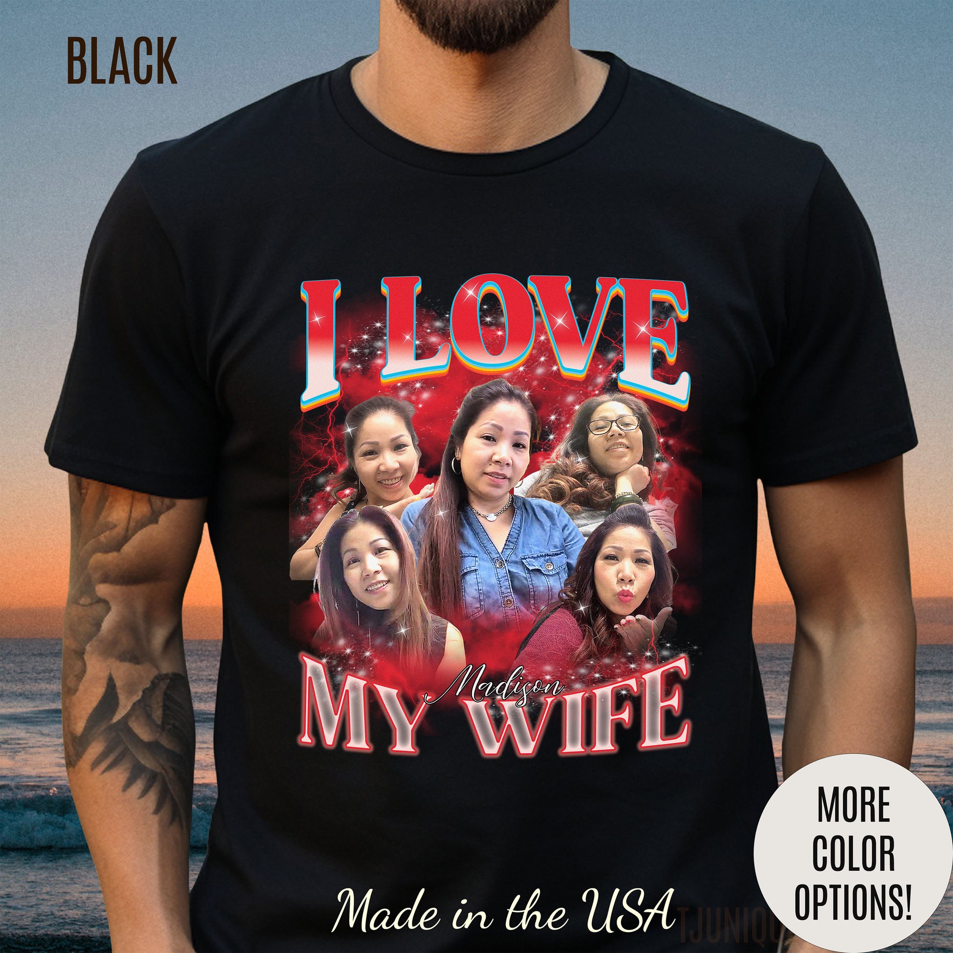 I Love My Wife T-Shirt – Romantic Anniversary Gift for Husband