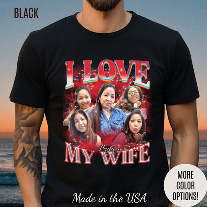 I Love My Wife T-Shirt – Romantic Anniversary Gift for Husband