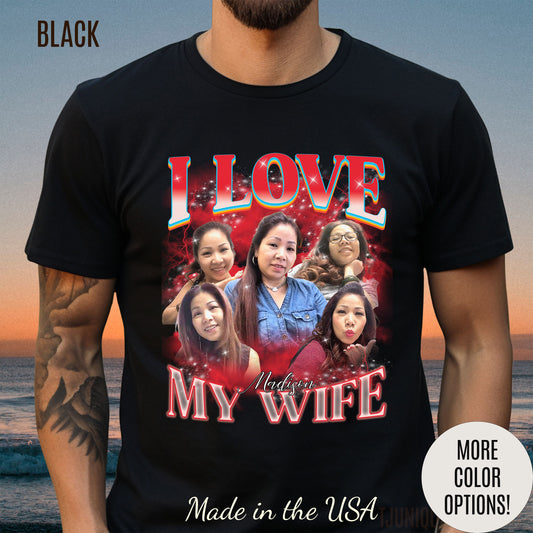 I Love My Wife T-Shirt – Romantic Anniversary Gift for Husband