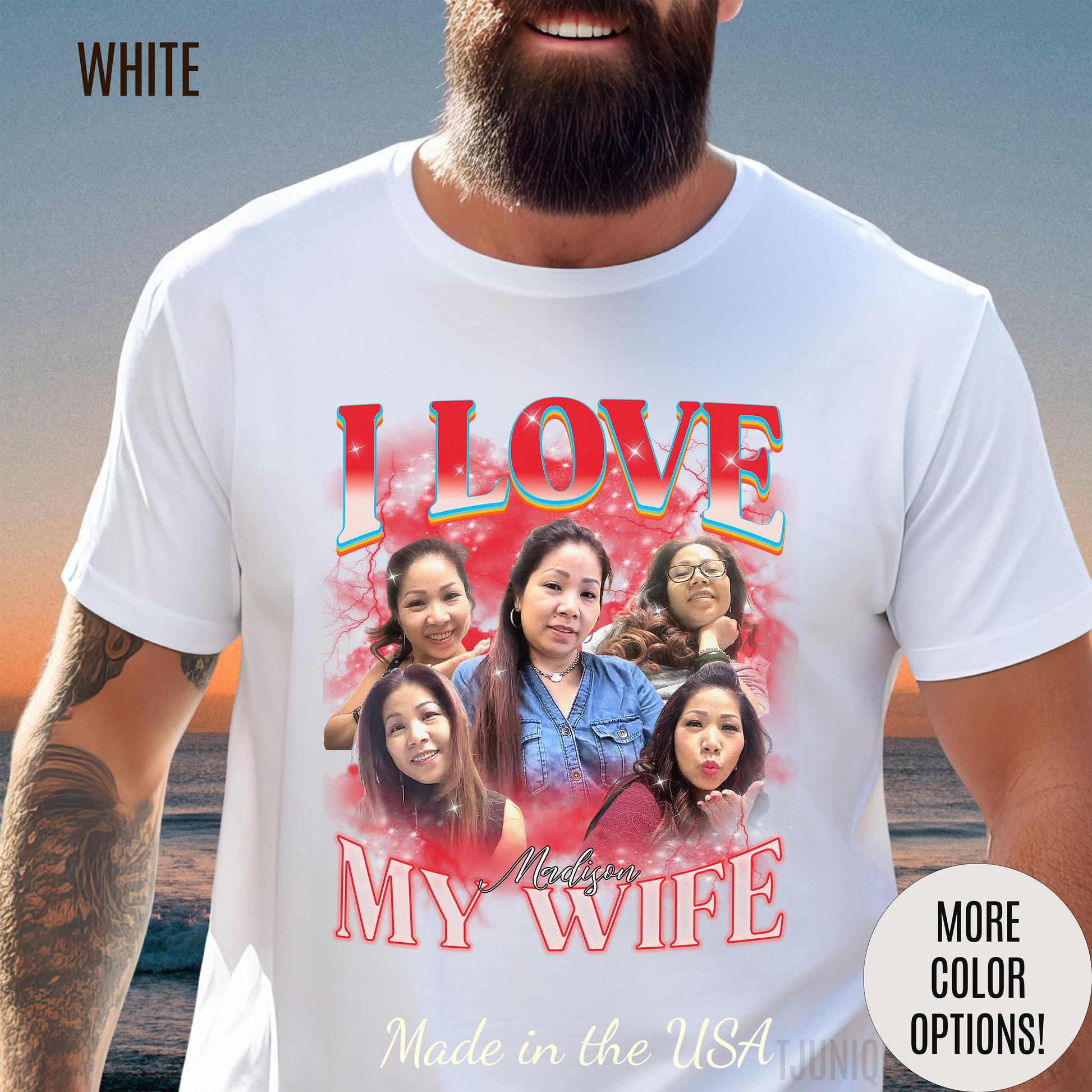 I Love My Wife T-Shirt – Romantic Anniversary Gift for Husband