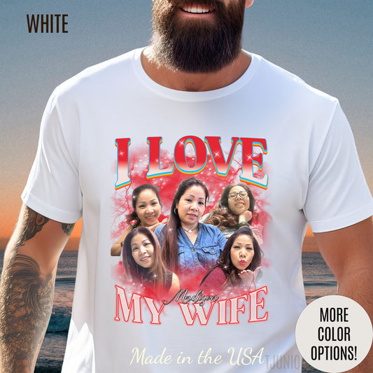 I Love My Wife T-Shirt – Romantic Anniversary Gift for Husband