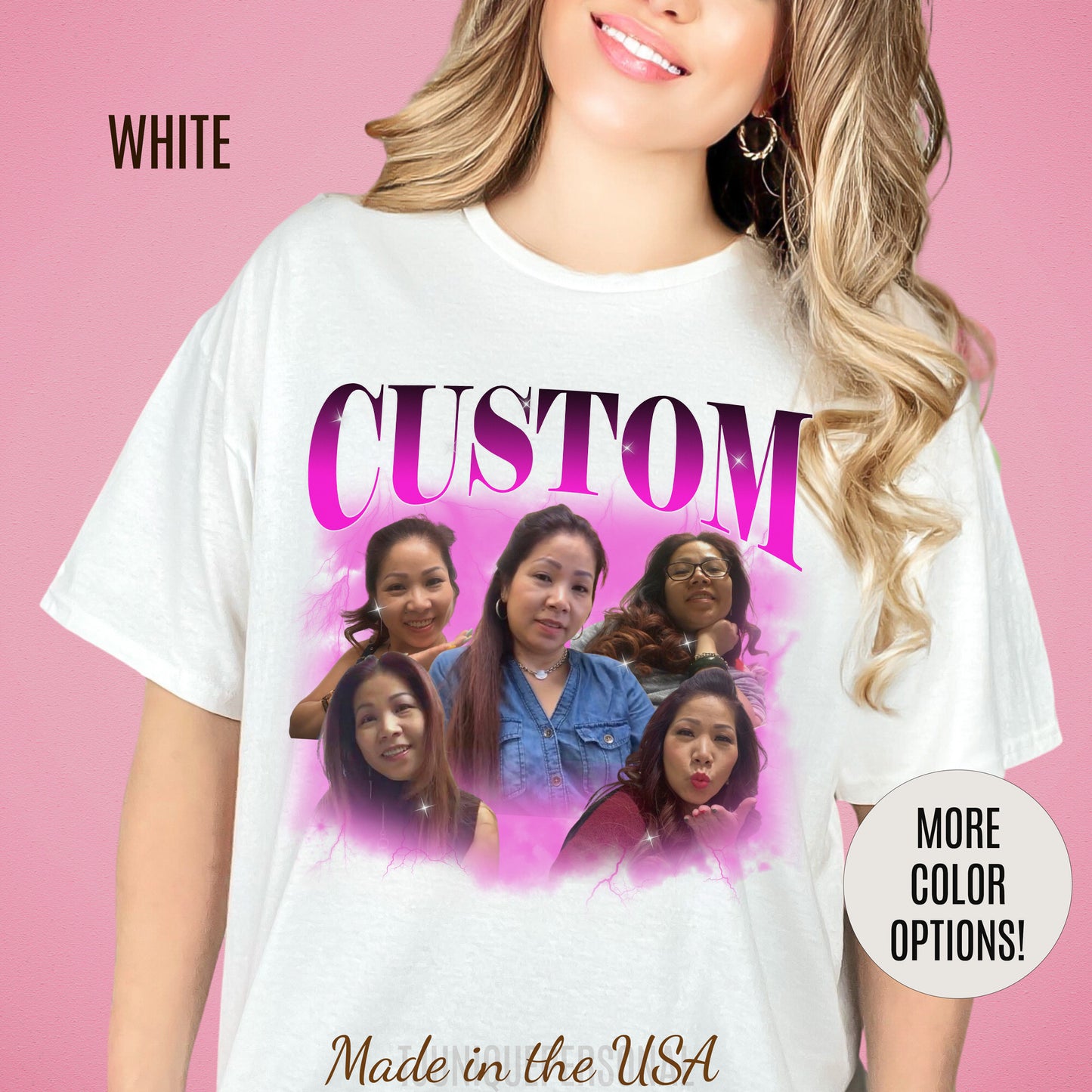 Custom Your Own Bootleg Tee, Retro Custom Bootleg Rap Tee, Custom Your Photo, Insert Your Design, Vintage Graphic 90s Tshirt, T1377