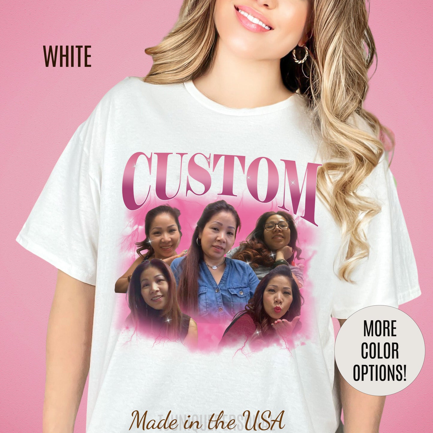 Custom Your Own Bootleg Tee, Retro Custom Bootleg Rap Tee, Custom Your Photo, Insert Your Design, Vintage Graphic 90s Tshirt, T1378