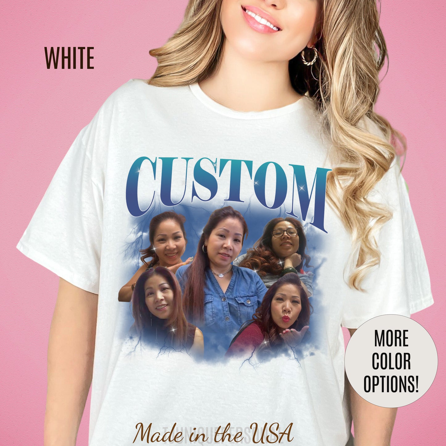 Custom Your Own Bootleg Tee, Retro Custom Bootleg Rap Tee, Custom Your Photo, Insert Your Design, Vintage Graphic 90s Tshirt, T1382