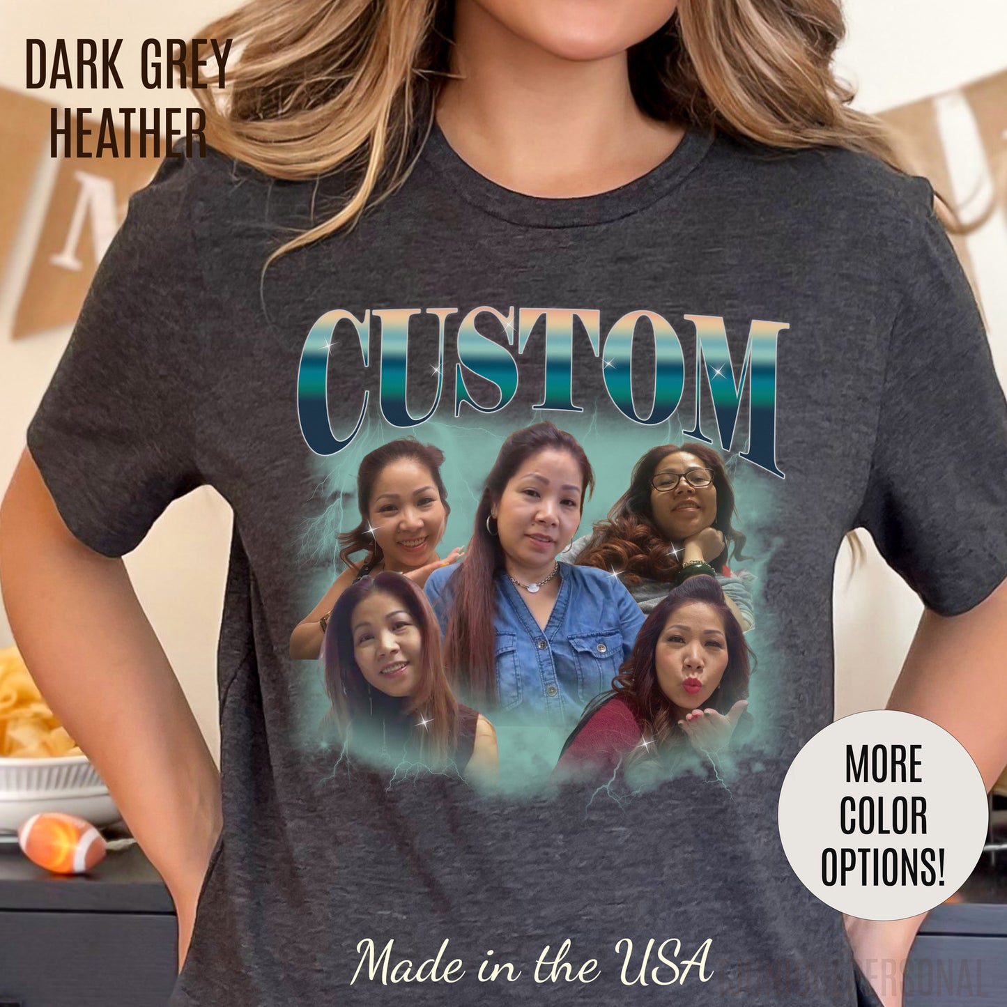 Custom Your Own Bootleg Tee, Retro Custom Bootleg Rap Tee, Custom Your Photo, Insert Your Design, Vintage Graphic 90s Tshirt, T1385