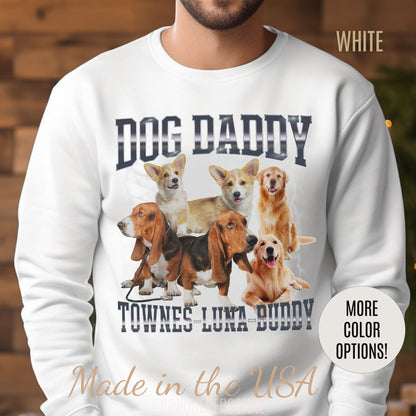 Retro Custom Bootleg Dog Daddy Sweatshirt, Retro Custom Bootleg Rap Dog Sweatshirt, Cat Lover Gift, Vintage Graphic 90s Sweatshirt, S1414