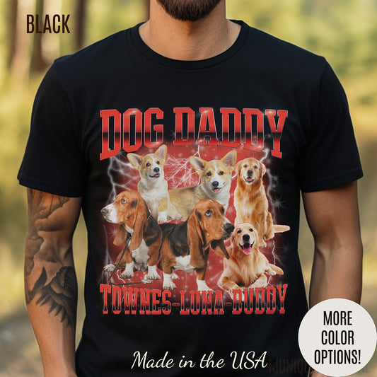 Retro Custom Bootleg Dog Daddy Shirt, Retro Custom Bootleg Rap Tee Dog, Custom Rap Tee, T1415