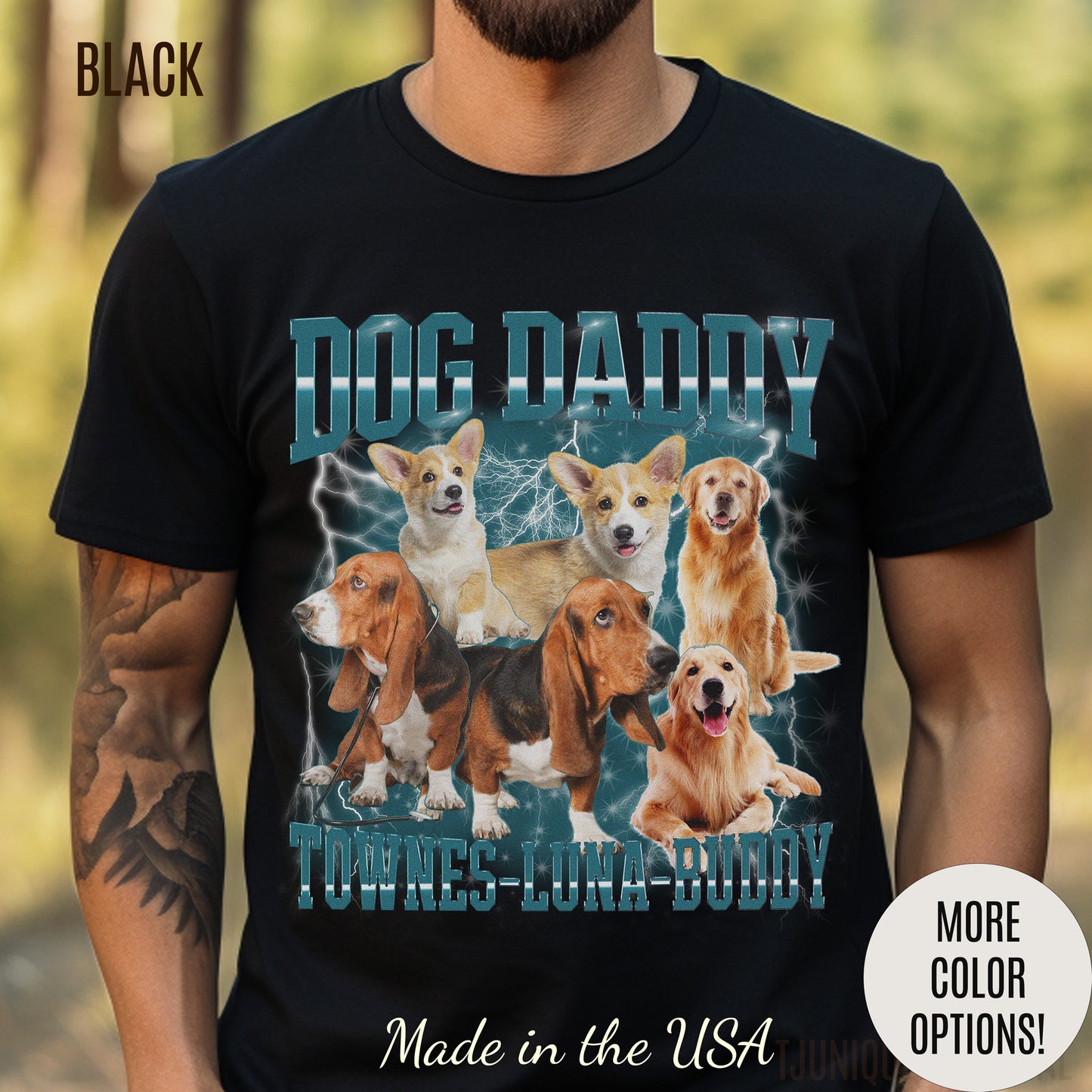 Retro Custom Bootleg Dog Daddy Shirt, Retro Custom Bootleg Rap Tee Dog, Custom Rap Tee Cat Lover, Vintage Graphic 90s Tshirt, Dog dad, T1419