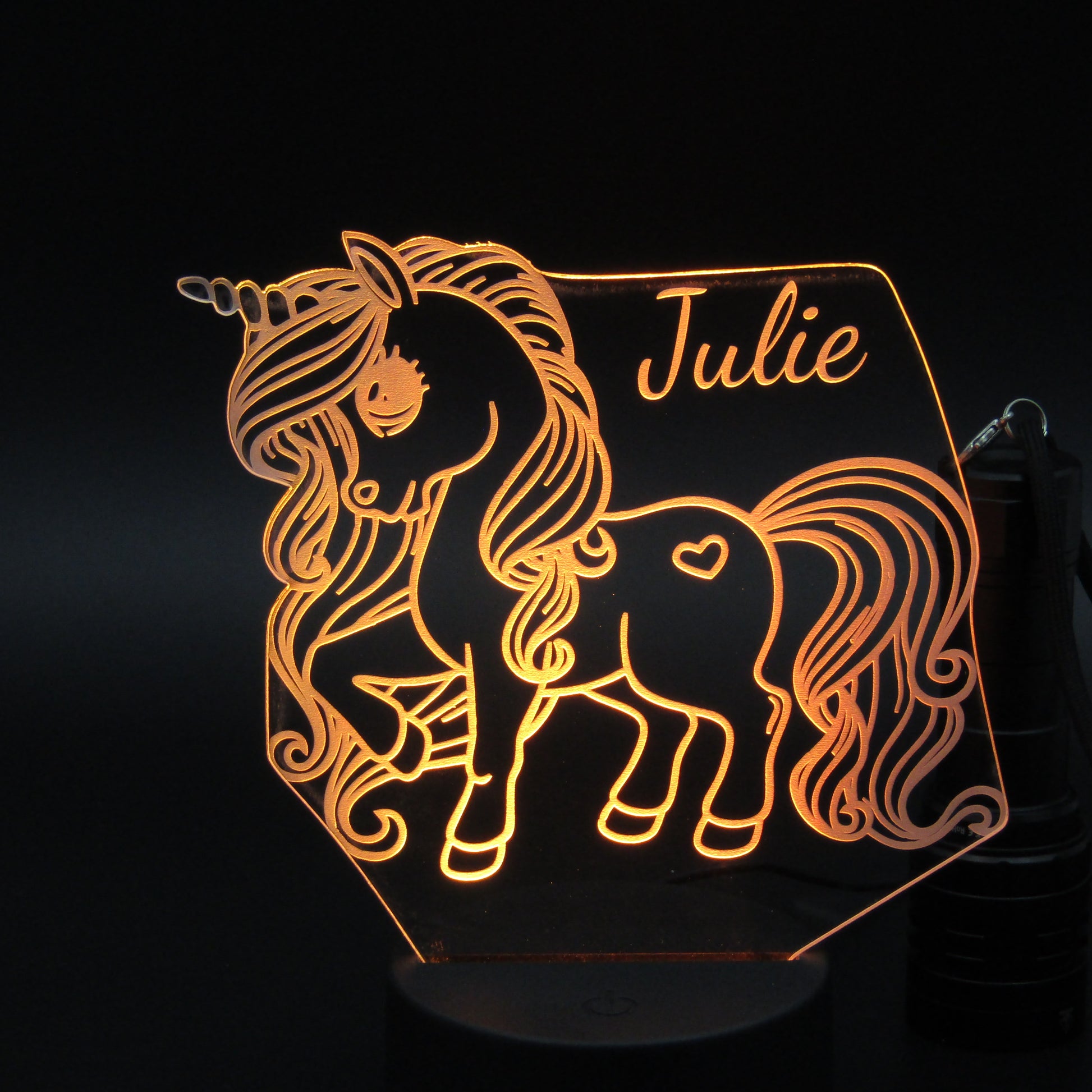 Personalized gifts Unicorn 3D night light