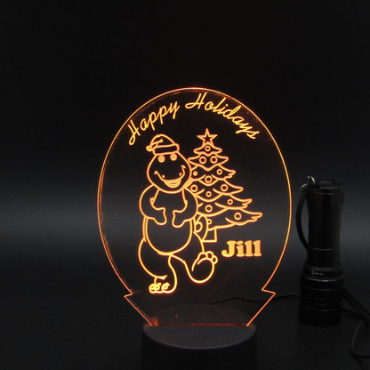 Personalized Christmas gift 3D night light