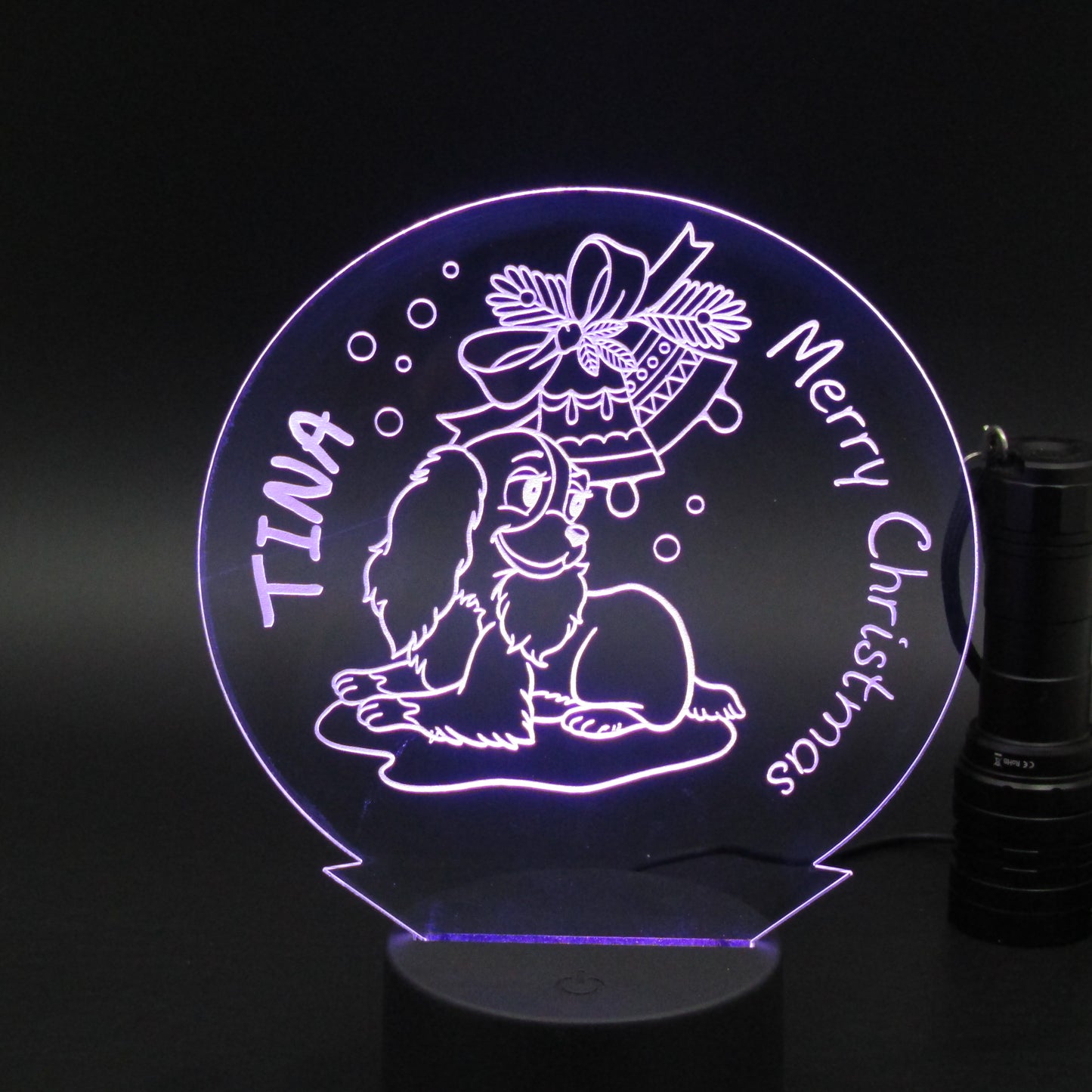 Personalized Christmas gift 3D night light