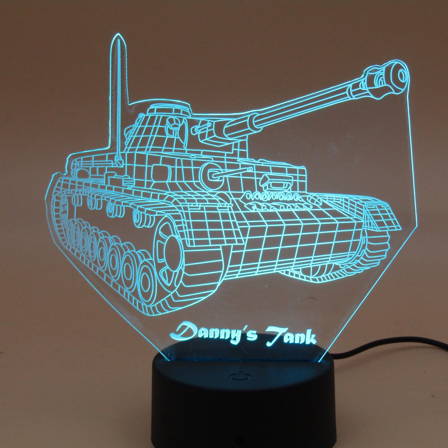 Personalized gifts Military weapon tank Night Light