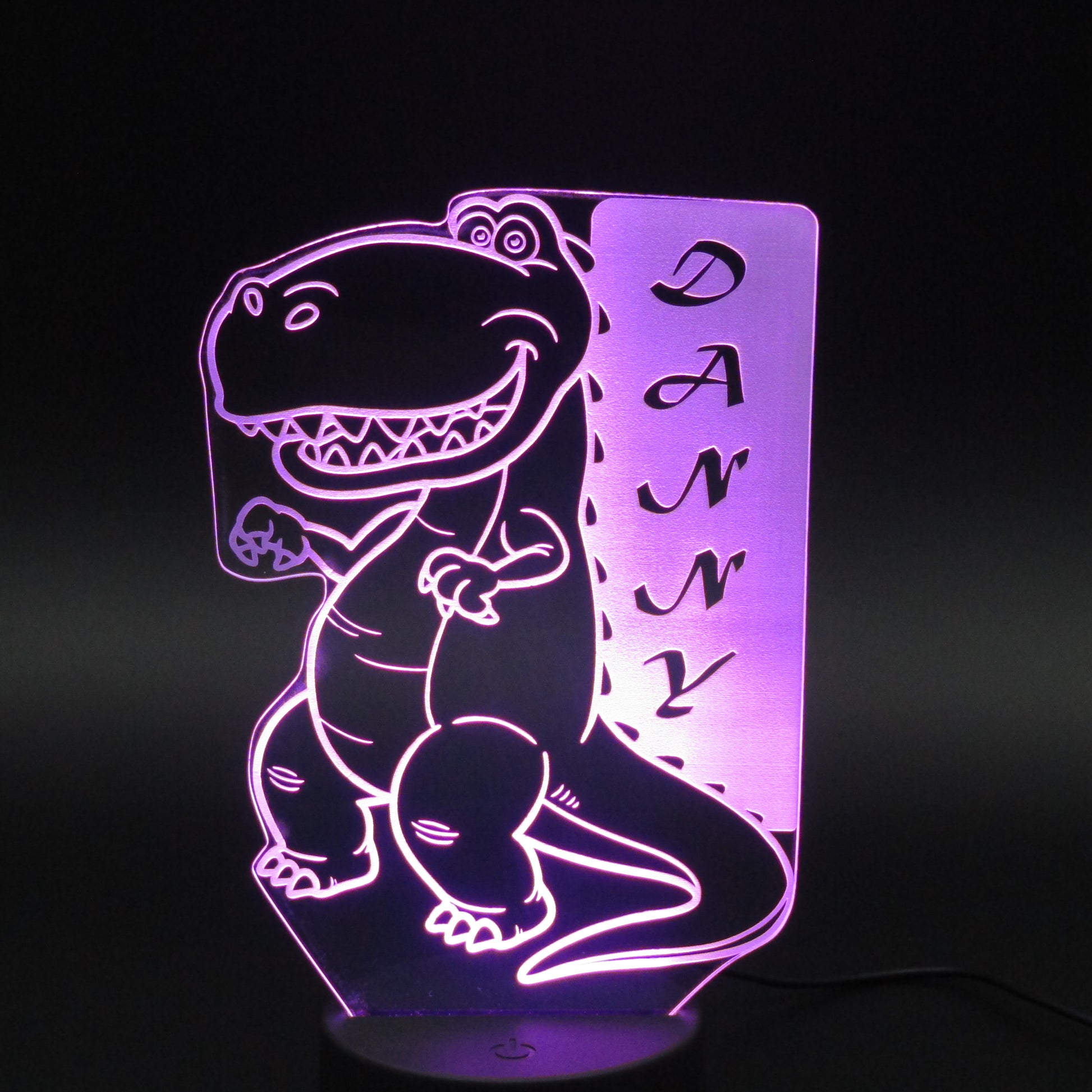 Personalized gifts Dinosaur Cartoon 3D night light