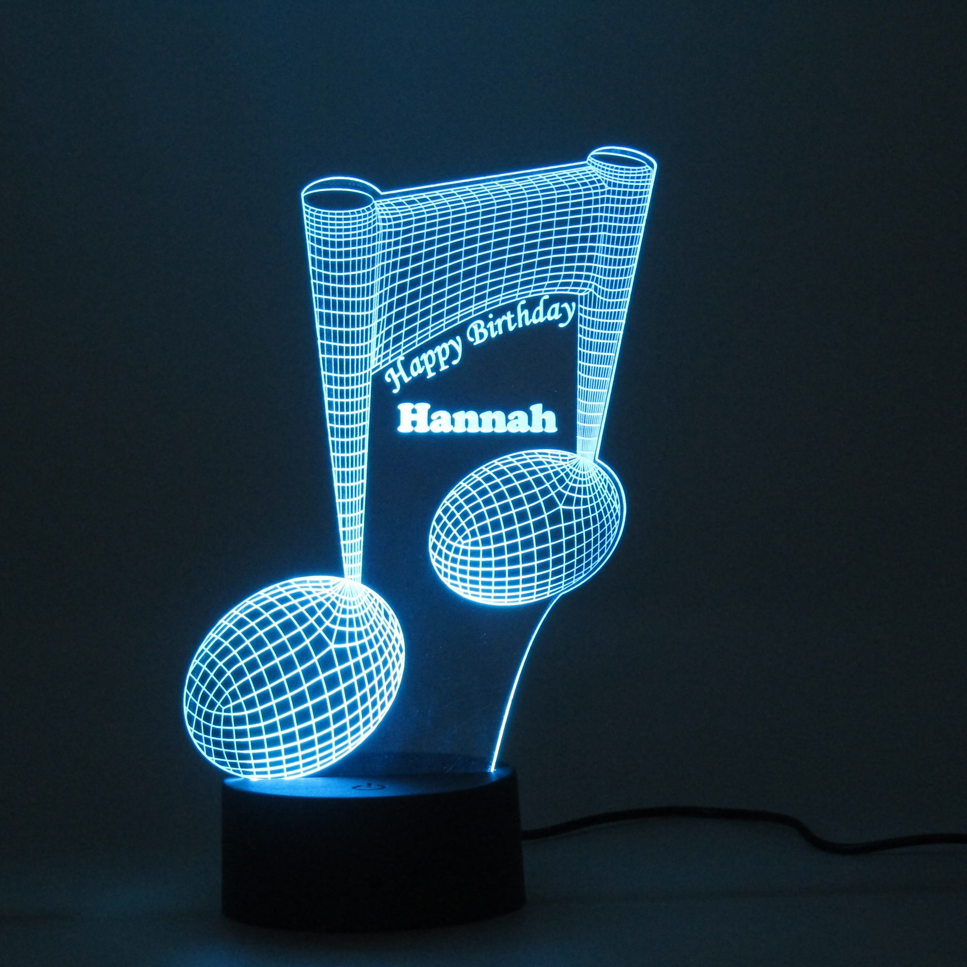 Personalized Music note 3D Night Light