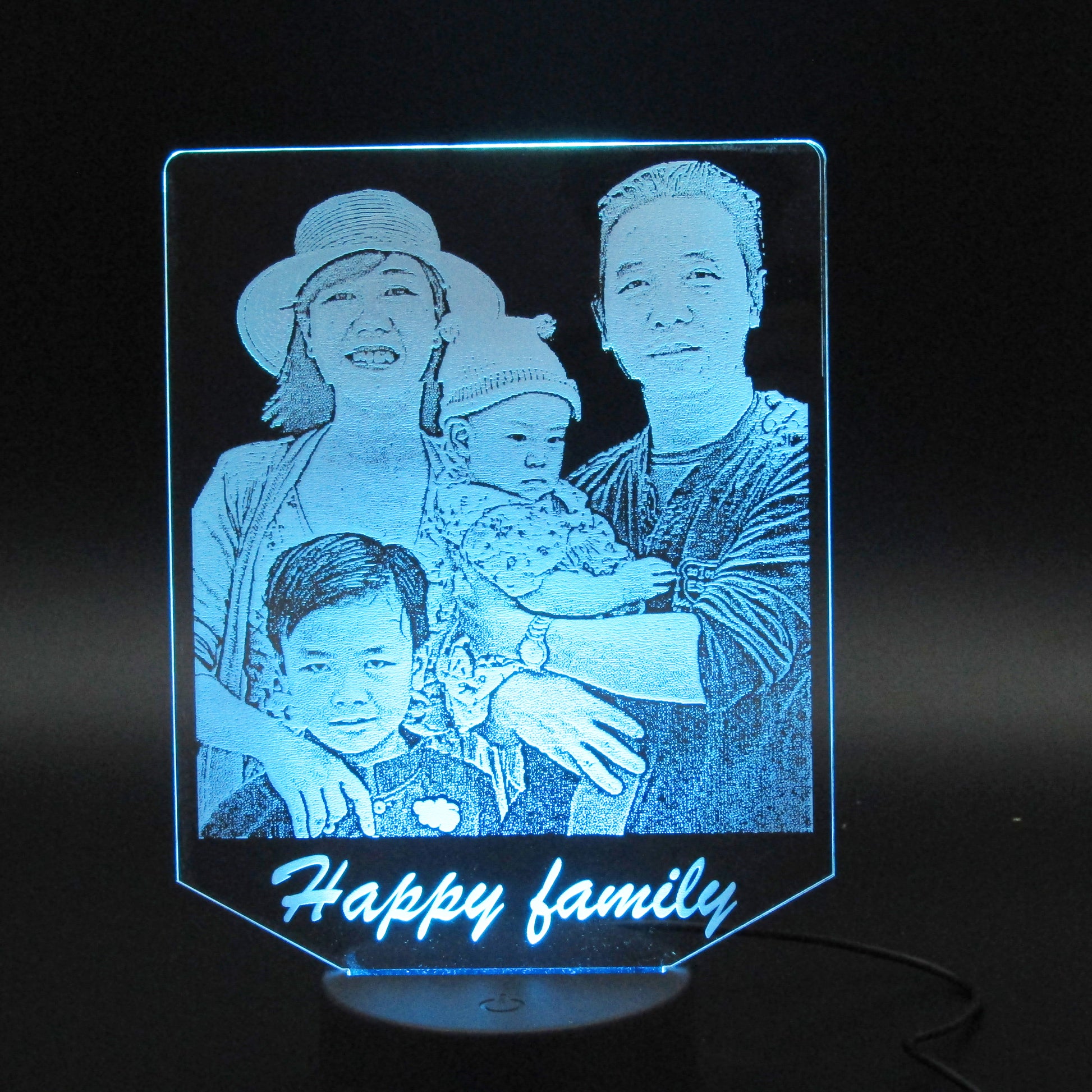 Custom family portrait gifts Night Light