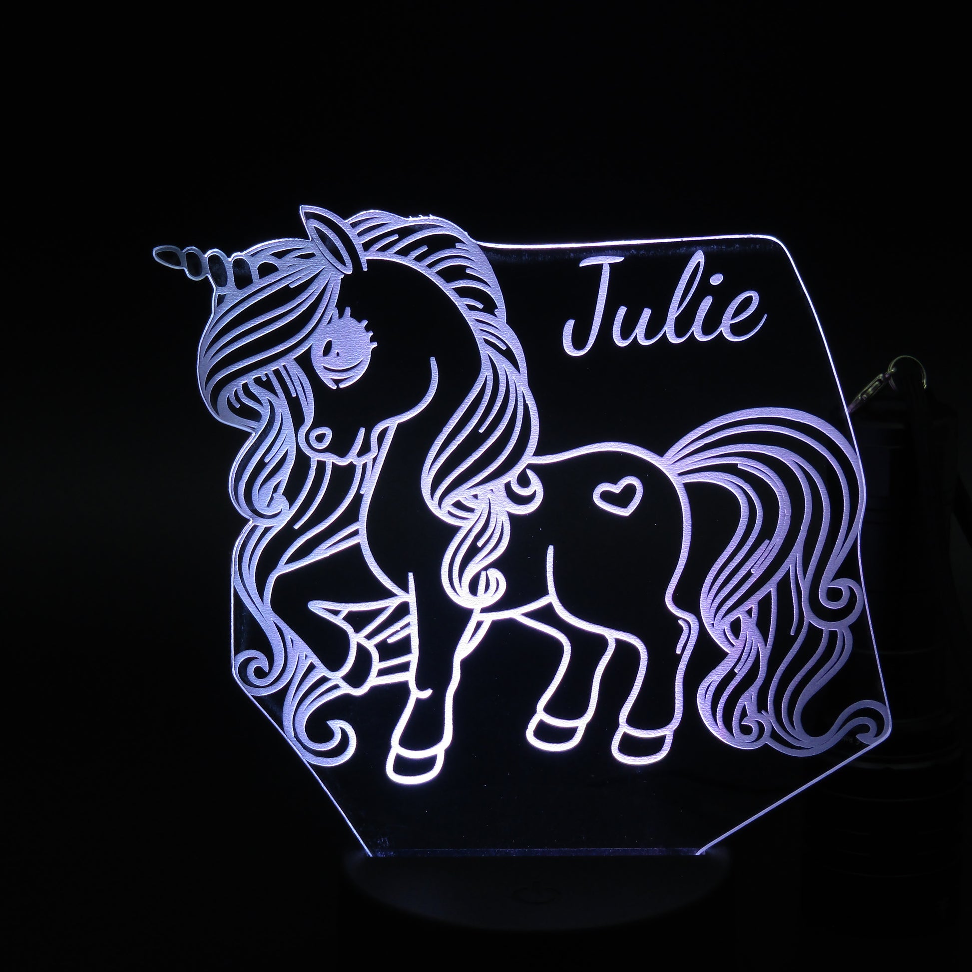 Personalized gifts Unicorn 3D night light