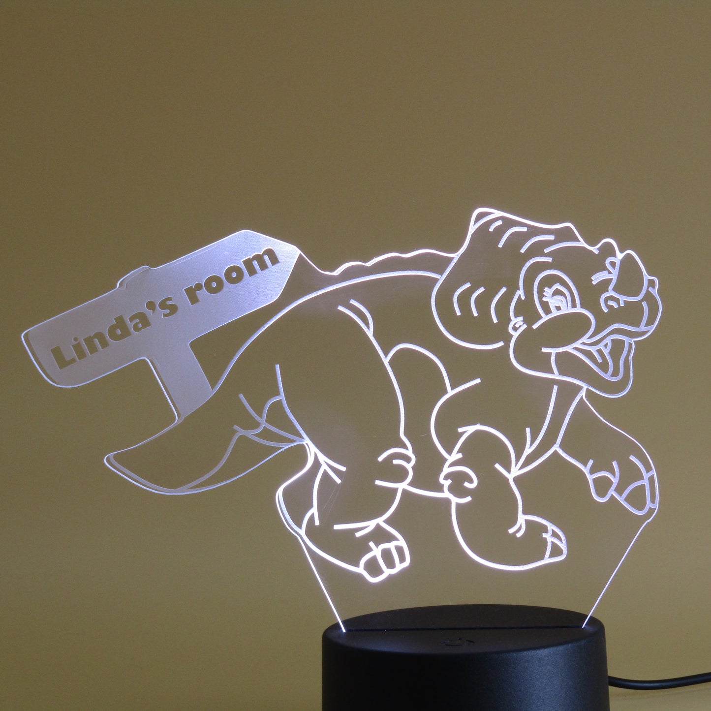 Personalized gifts Dinosaur Cartoon 3D night light