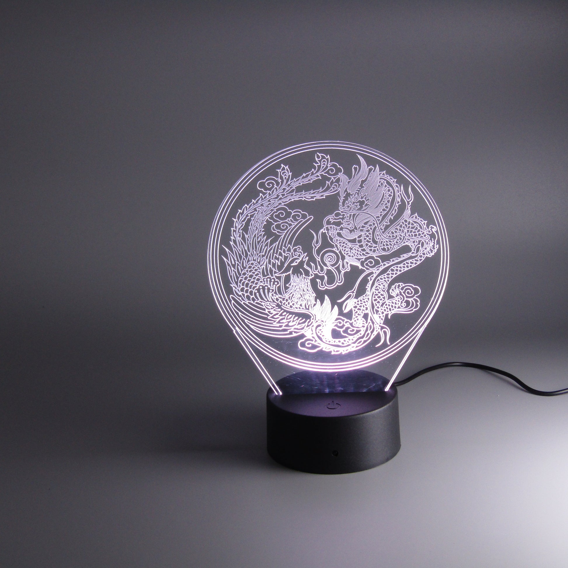 Room decor Dragon Phoenix Night Light