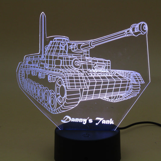 Personalized gifts Military weapon tank Night Light